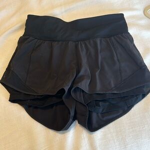 Lululemon Black running shorts